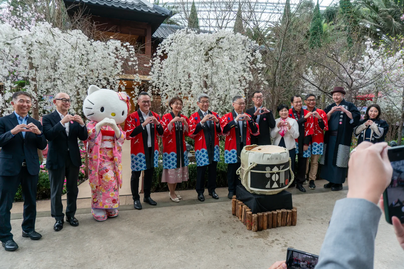 11th Sakura Festival Launch at Gardens by the Bay with Popular Mi - Seto Suzho Sake Gallery